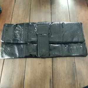 Large black b.bag clutch